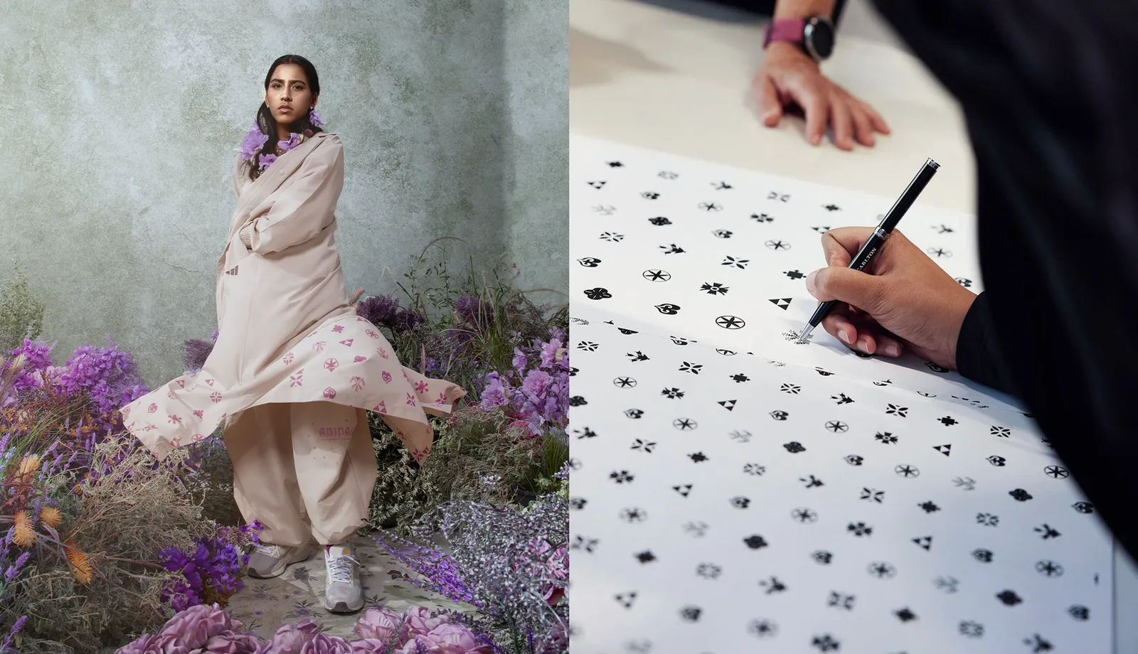 Raghad Al-Ahmad’s sketches, and the abaya they became